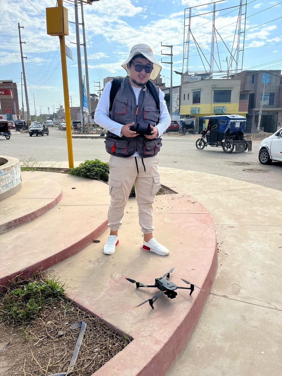 Operación de dron para levantamiento